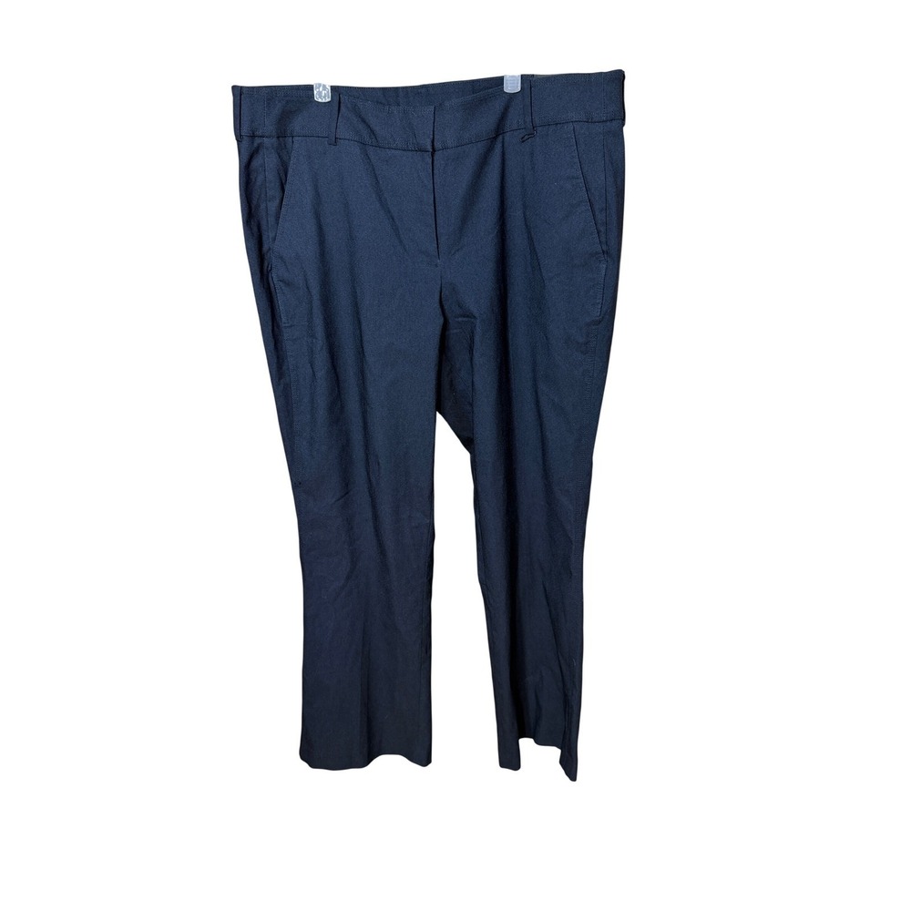 Lane Bryant The Lena Moderately Curvy Fit Bootcut Dress Pants Navy Blue 18R